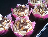 Chocolate Bar Cupcakes by Gina