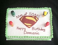 Domenic's Superman Birthday Cake by Gina