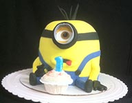Despicable Me Minion Cake by Gina