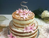 Naked Wedding Cake