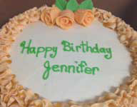 Jennifer's Birthday Cake
